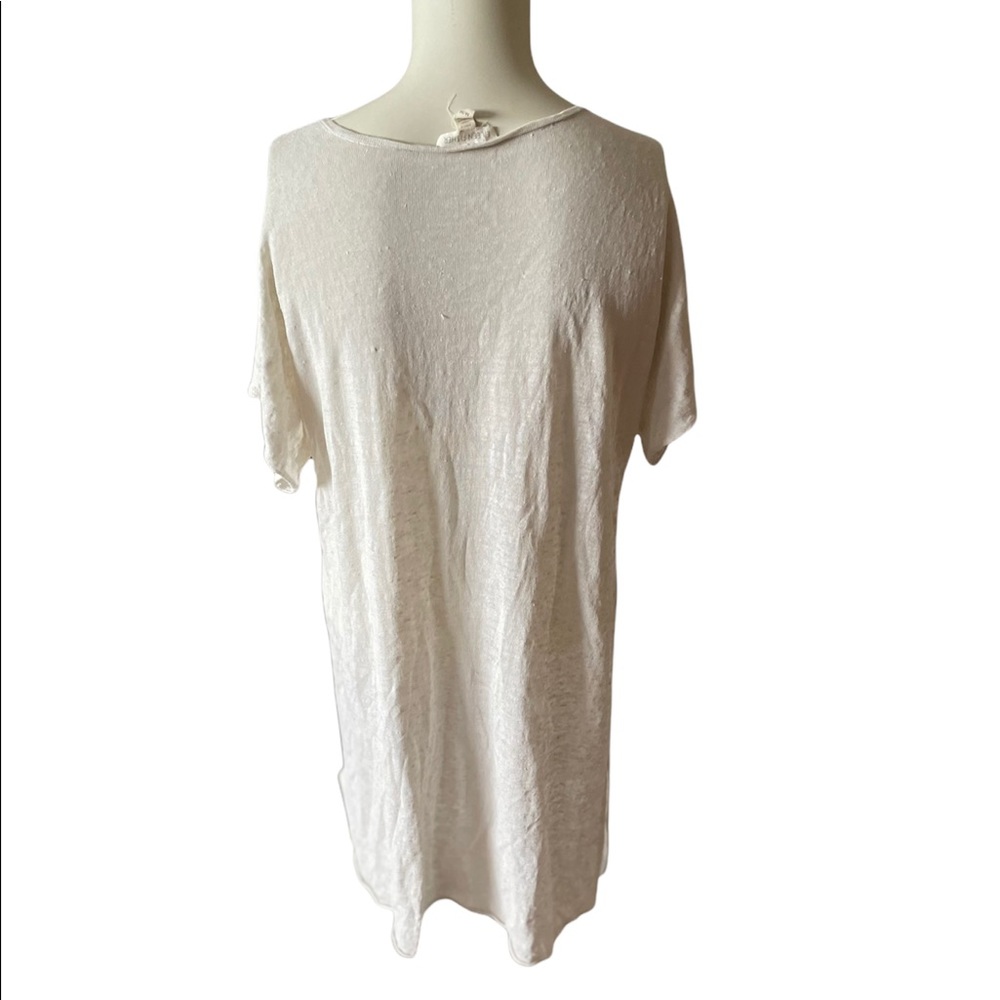 Eileen Fisher Linen Blend Tunic - Sz Medium - Picture 2 of 15